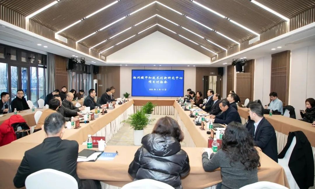 云博官网董事长王文胜应邀参加扬州碳中和技术创新研究中心项目对接会