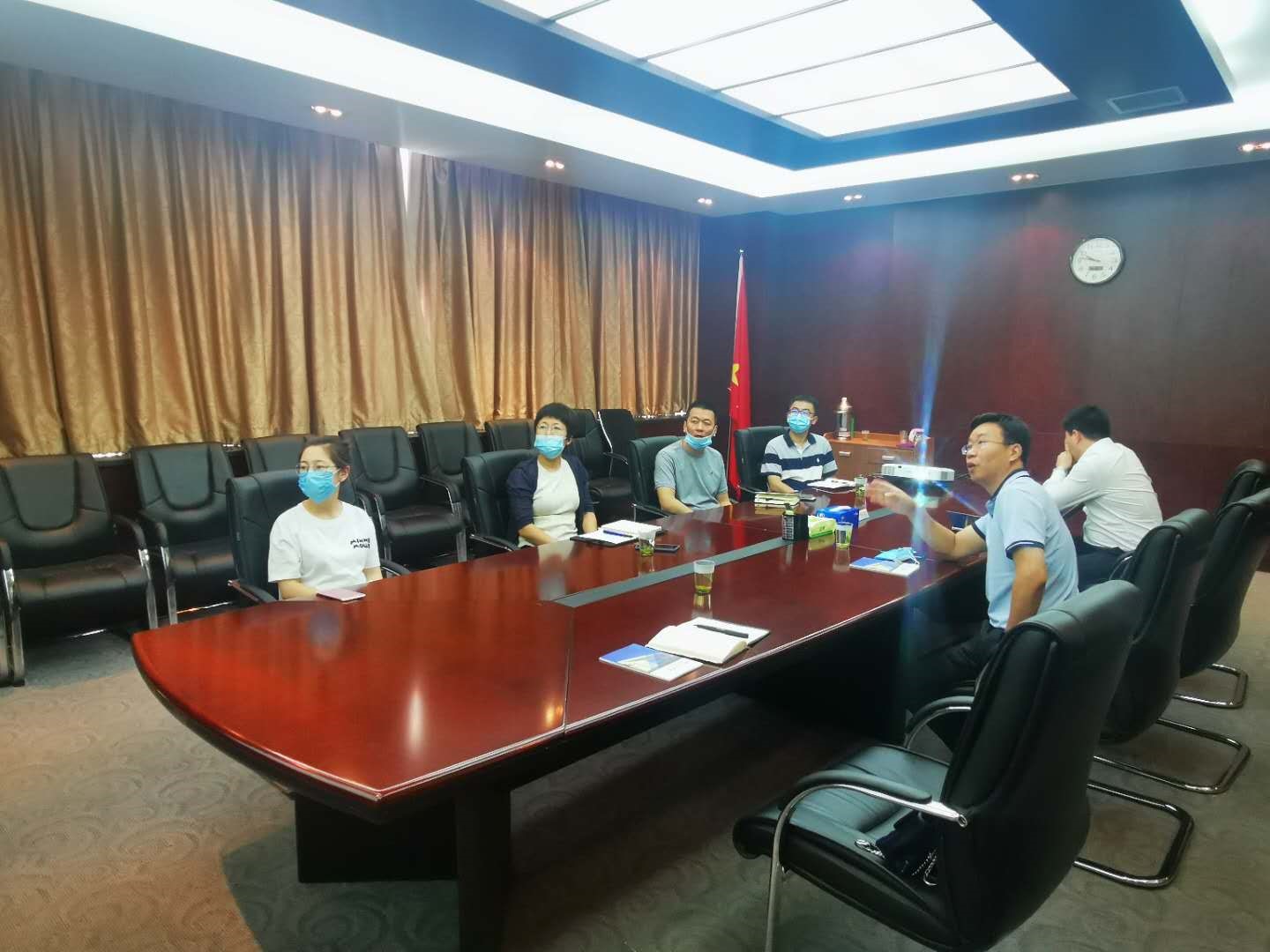 云博官网财务总监孔幸峰率队访问北京市天竺综合保税区管理委员会